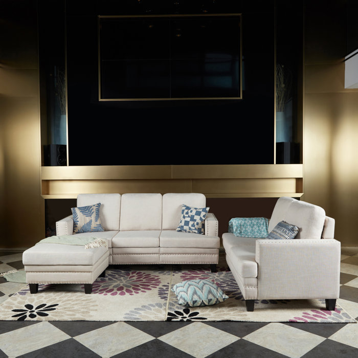 Andover Mills™ Matlock 3 Piece Standard Living Room Set & Reviews Wayfair